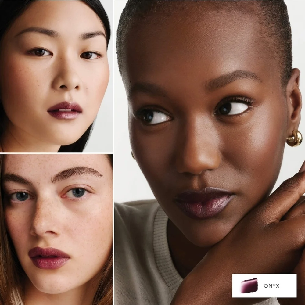Westman Atelier HydroBalm Tinted Lipstick Onyx/Sheer Deep Plum. BNIB